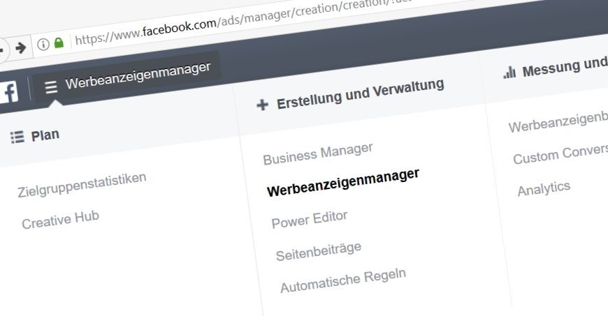 Facebook Werbenazeigen Manager – Online-Marketing-Agentur Stuttgart - UPON GmbH Facebook Werbenazeigen Manager