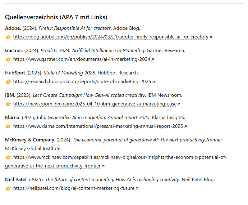 KI falsche Links und Quellen