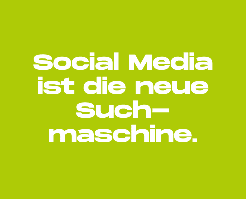 UPON Blog social search statt google